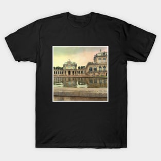 Beautiful Retro Photography from Dresden Germany sightseeing with rainbow sky T-Shirt